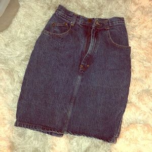 Vintage jean skirt